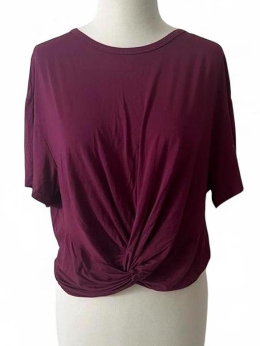 Burgundy Short Sleeve T shirt